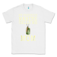 White my favorite marine calls me mom Classic Tee - linhVisuals