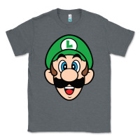 Charcoal Heather luigi Classic Tee - linhVisuals