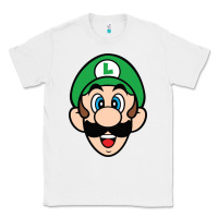 White luigi Classic Tee - linhVisuals