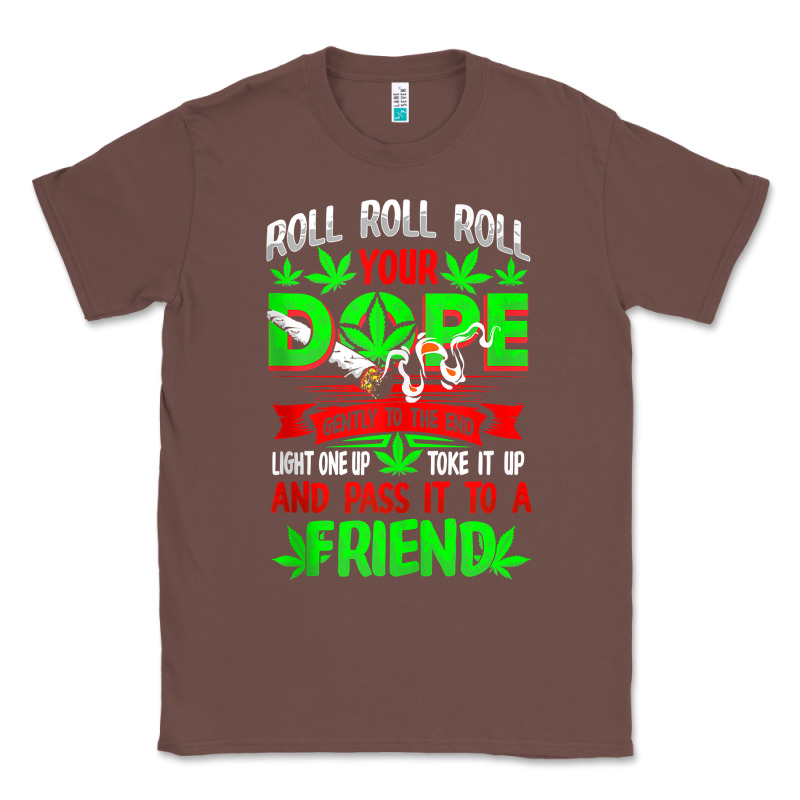 Funny Weed Pot Lover Roll Joint Friend Smoking Marijuana Tank Top Classic Tee by linhVisuals | Teevron