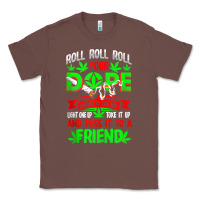 Chestnut funny weed pot lover roll joint friend smoking marijuana tank top Classic Tee - linhVisuals