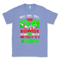 Colony Blue funny weed pot lover roll joint friend smoking marijuana tank top Classic Tee - linhVisuals