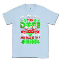 Dusty Blue funny weed pot lover roll joint friend smoking marijuana tank top Classic Tee - linhVisuals