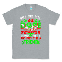 Heather Grey funny weed pot lover roll joint friend smoking marijuana tank top Classic Tee - linhVisuals