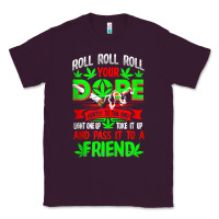 Plum funny weed pot lover roll joint friend smoking marijuana tank top Classic Tee - linhVisuals