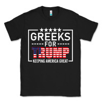 Black greeks for trump conservative gift trump 2020 re election t shirt Classic Tee - linhVisuals