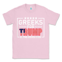 Bubblegum Pink greeks for trump conservative gift trump 2020 re election t shirt Classic Tee - linhVisuals