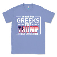 Colony Blue greeks for trump conservative gift trump 2020 re election t shirt Classic Tee - linhVisuals