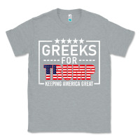 Heather Grey greeks for trump conservative gift trump 2020 re election t shirt Classic Tee - linhVisuals