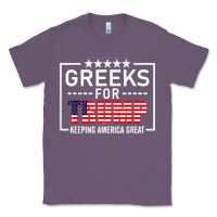 Lavender greeks for trump conservative gift trump 2020 re election t shirt Classic Tee - linhVisuals