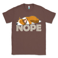Chestnut nope lazy corgi Classic Tee - linhVisuals