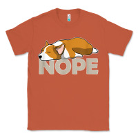 Copper nope lazy corgi Classic Tee - linhVisuals