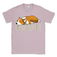 Lilac nope lazy corgi Classic Tee - linhVisuals