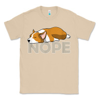 Mushroom nope lazy corgi Classic Tee - linhVisuals