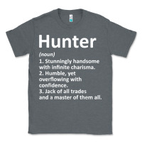 Charcoal Heather hunter definition personalized name funny birthday gift idea t shirt Classic Tee - linhVisuals