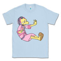 Dusty Blue moe Classic Tee - linhVisuals