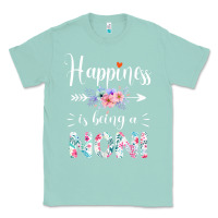 Seafoam happiness is being a noni ever women floral decor Classic Tee - linhVisuals