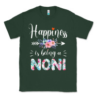 Sports Green happiness is being a noni ever women floral decor Classic Tee - linhVisuals