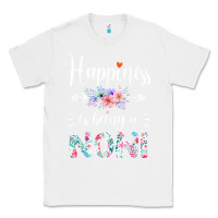 White happiness is being a noni ever women floral decor Classic Tee - linhVisuals