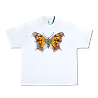 White Question Mark Butterfly Urban Heavy Tee - LillyAllenDesigns