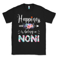 Black happiness is being a noni ever women floral decor Classic Tee - linhVisuals