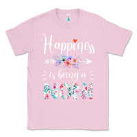 Bubblegum Pink happiness is being a noni ever women floral decor Classic Tee - linhVisuals
