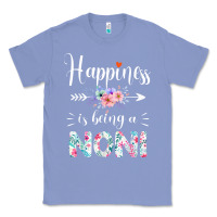 Colony Blue happiness is being a noni ever women floral decor Classic Tee - linhVisuals