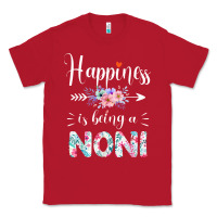 Red happiness is being a noni ever women floral decor Classic Tee - linhVisuals