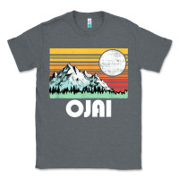 Charcoal Heather ojai california mountains & sun retro 80s graphic Classic Tee - linhVisuals