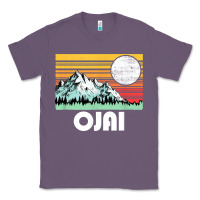 Lavender ojai california mountains & sun retro 80s graphic Classic Tee - linhVisuals