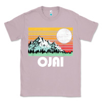 Lilac ojai california mountains & sun retro 80s graphic Classic Tee - linhVisuals