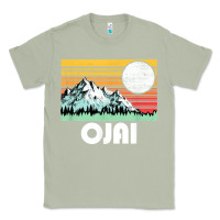 Matcha ojai california mountains & sun retro 80s graphic Classic Tee - linhVisuals