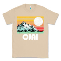 Mushroom ojai california mountains & sun retro 80s graphic Classic Tee - linhVisuals