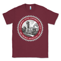 Burgundy csu chico seal Classic Tee - linhVisuals