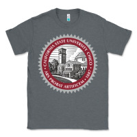 Charcoal Heather csu chico seal Classic Tee - linhVisuals