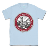 Dusty Blue csu chico seal Classic Tee - linhVisuals