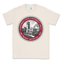 Natural csu chico seal Classic Tee - linhVisuals