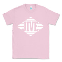 Bubblegum Pink jive records Classic Tee - linhVisuals