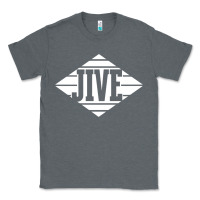 Charcoal Heather jive records Classic Tee - linhVisuals