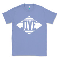 Colony Blue jive records Classic Tee - linhVisuals