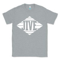 Heather Grey jive records Classic Tee - linhVisuals