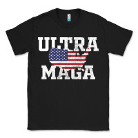 Black ULTRA MAGA Classic Tee - linhVisuals