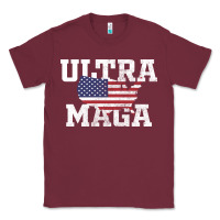 Burgundy ULTRA MAGA Classic Tee - linhVisuals