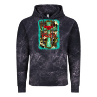 Cloud Black cross faith background Vintage Hoodie - BarkalooDesign