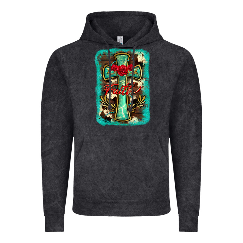 Cross Faith Background Vintage Hoodie by BarkalooDesign | Teevron
