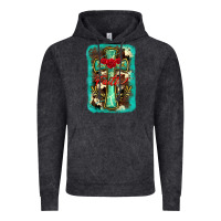 Vintage Black cross faith background Vintage Hoodie - BarkalooDesign
