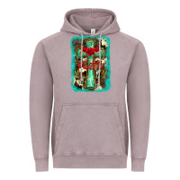 Vintage Zinc cross faith background Vintage Hoodie - BarkalooDesign