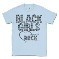 Dusty Blue black girls rock Classic Tee - linhVisuals