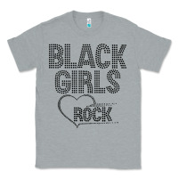 Heather Grey black girls rock Classic Tee - linhVisuals