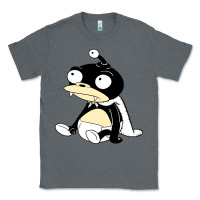 Charcoal Heather nibbler  futurama Classic Tee - linhVisuals